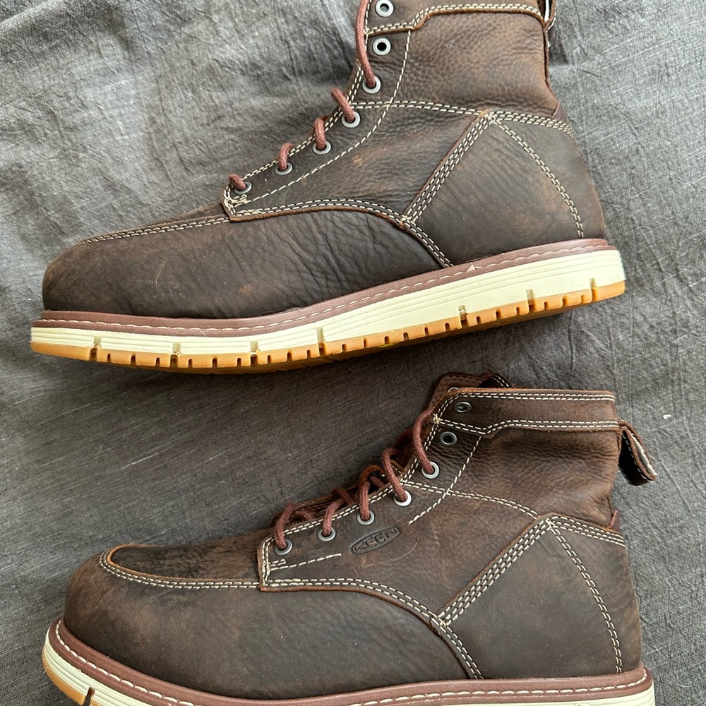 NEW 10 KEEN Utility Women's San Jose 6” Alloy Toe Wedge Work Boots - Picture 8 of 11
